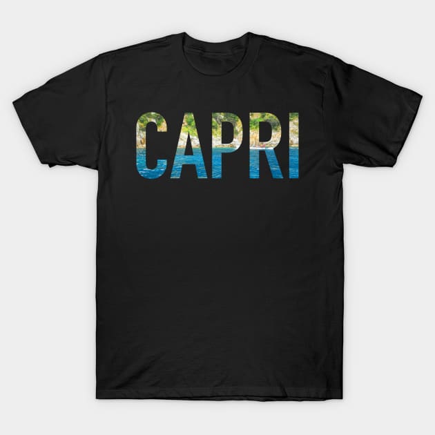 Capri Italy T-Shirt by aterkaderk